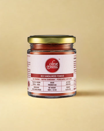 Red Sandalwood Powder - Rakta Chandan Face Pack - Red - 100g