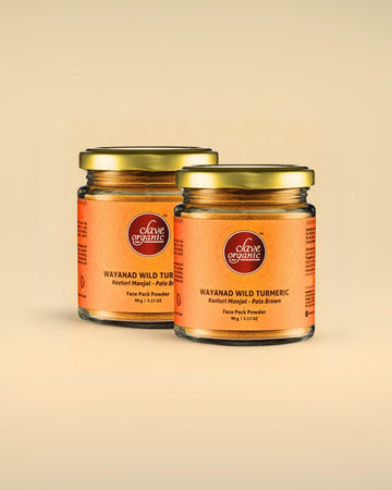 Wayanad Wild Turmeric - Kasturi Manjal Haldi Face Pack - Pale Brown - 180g