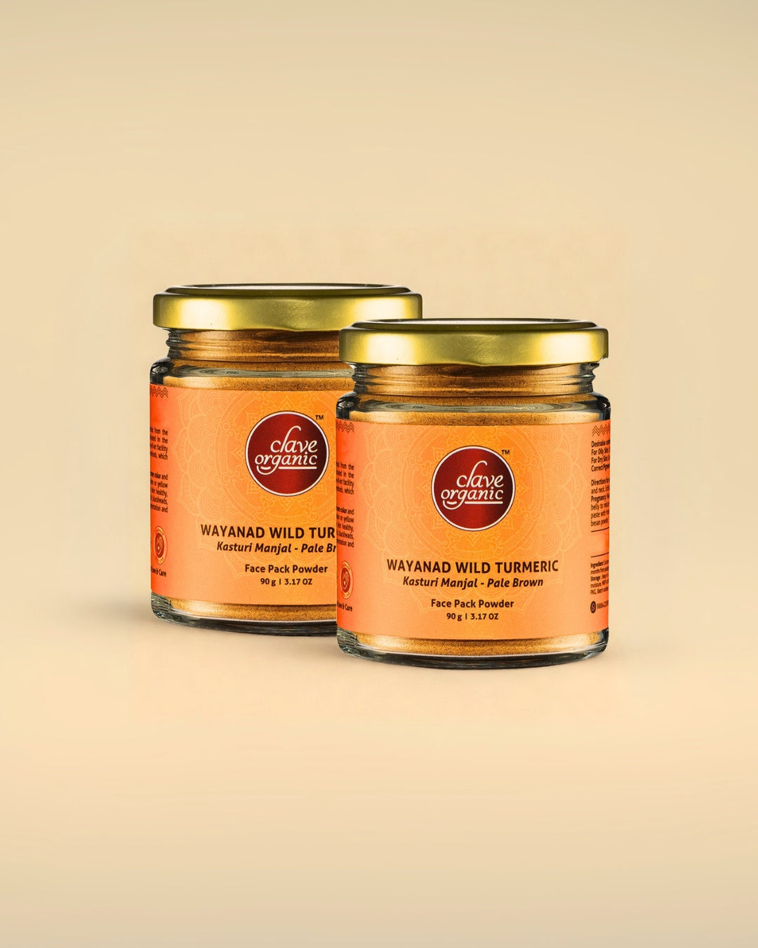 Wayanad Wild Turmeric - Kasturi Manjal Haldi Face Pack - Pale Brown - 180g